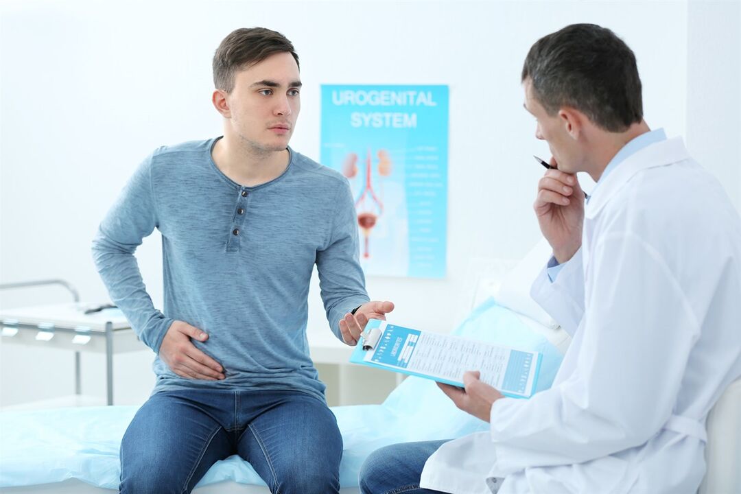 Gehe wegen Prostatitis zum Arzt
